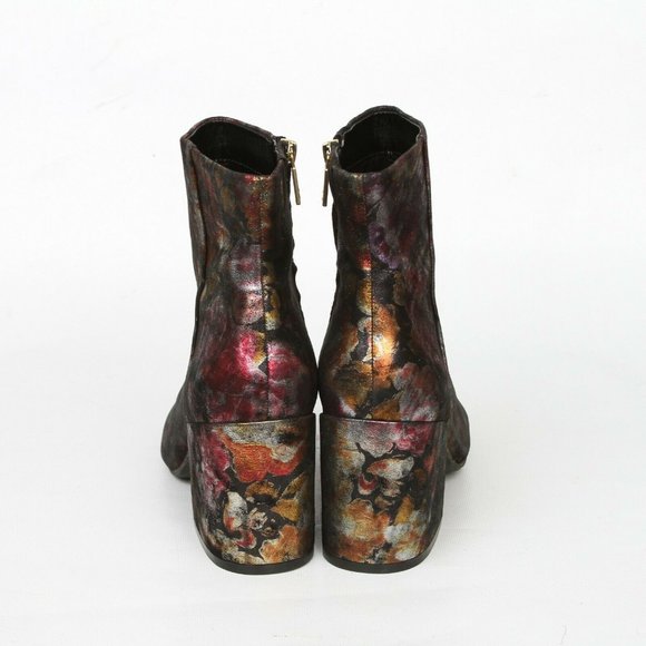 Kenneth Cole Reeve Floral High Heel Ankle Boot 11M - Picture 10 of 12
